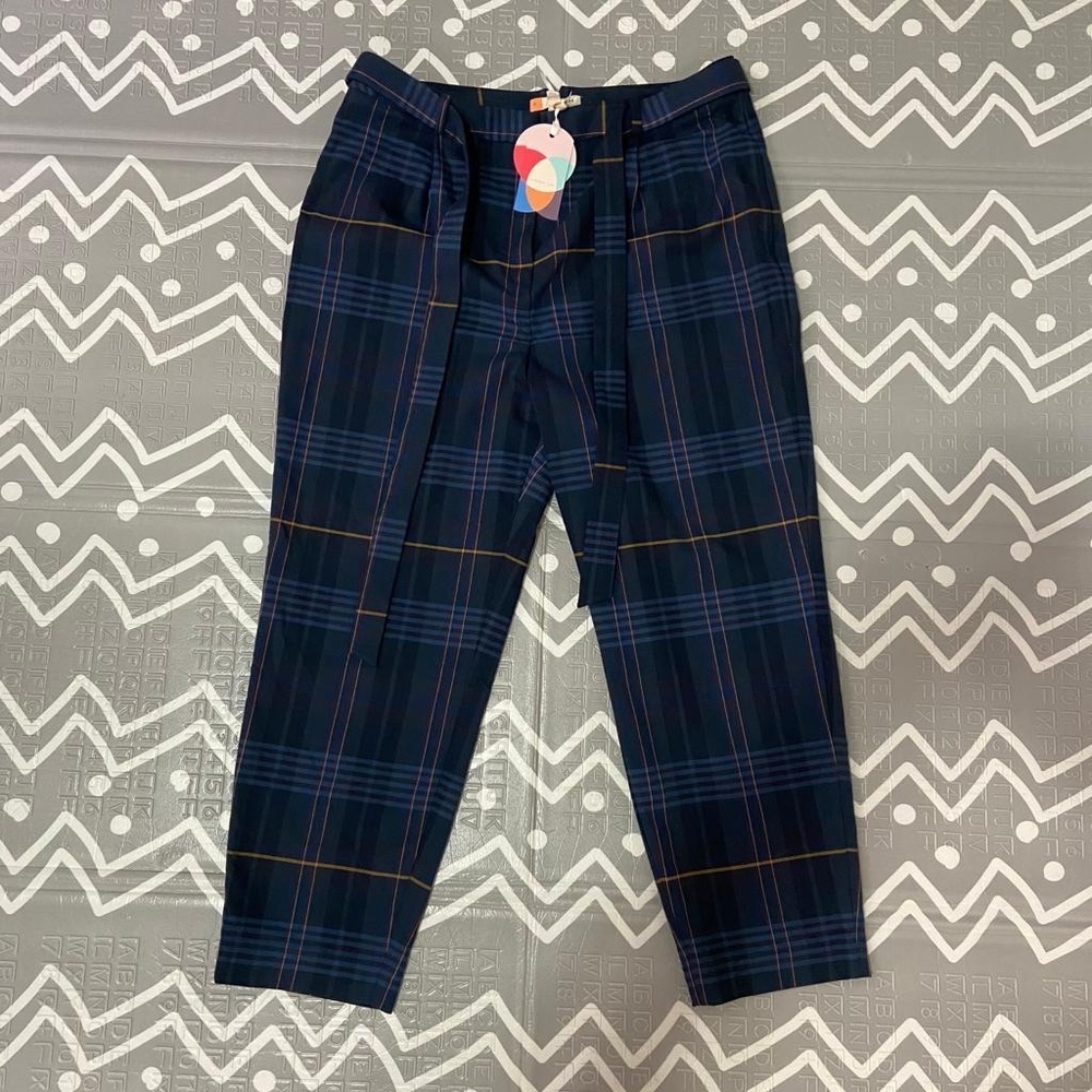 Ted baker London loose suit plaid pants jeans $229